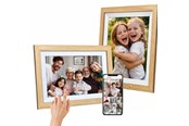 Digital fotoramme - Wozinsky WRC-32 10.1" digital fotoramme med Frameo 32GB app - lysebrun - 5907769384332