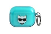 Mobil - Andet Tilbehør - Karl Lagerfeld Choupette AirPods Pro Case - Blue - 3666339009267