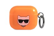 Mobil - Andet Tilbehør - Karl Lagerfeld Choupette case for AirPods 3 - orange - 3666339009304