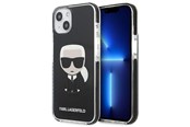 Mobil - Covers & Cases - Karl Lagerfeld Iconik Karl Case for iPhone 13 mini - Black - 3666339048402