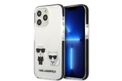 Mobil - Covers & Cases - Karl Lagerfeld KLHCP13XTPEKCW iPhone 13 Pro Max 6.7" hardcase white/white Karl&Choupette - 3666339048631