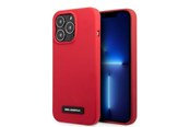 Mobil - Covers & Cases - Karl Lagerfeld KLHCP13LSLMP1R iPhone 13 Pro / 13 6.1" hardcase red/red Silicone Plaque - 3666339048747