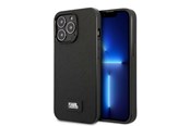 Mobil - Covers & Cases - Karl Lagerfeld KLHCP13LSFMP2K iPhone 13 Pro / 13 6.1" hardcase black/black Saffiano Plaque - 3666339048945