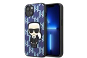 Mobil - Covers & Cases - Karl Lagerfeld KLHCP13MPMNIKBL iPhone 13 6.1" hardcase blue/blue Monogram Ikonik Patch - 3666339049492