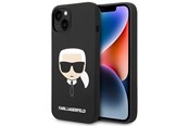 Mobil - Covers & Cases - Karl Lagerfeld Silicone Karl's Head MagSafe case for iPhone 14 Plus - black - 3666339078003