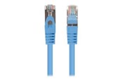 Netværkskabel - Lanberg patch cable - 25 cm - blue (RAL 5012) - Blå - PCF6-20CC-0025-B