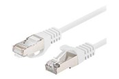 Netværkskabel - Lanberg patch cable - 50 cm - white (RAL 9010) - Hvid - PCF6-20CC-0050-W