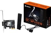 Netværksadapter (netkort, printserver mv.) - GIGABYTE GC-WFAX210 Intel Wi-Fi 6E Tri-Band PCIe Network Card with Bluetooth 5.2 - GC-WFAX210