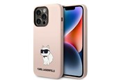 Mobil - Covers & Cases - Karl Lagerfeld Silicone Choupette case for iPhone 14 Pro Max - pink - 3666339086718