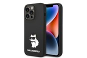 Mobil - Covers & Cases - Karl Lagerfeld Silicone Choupette case for iPhone 14 Pro Max - black - 3666339086756