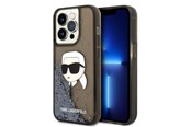 Mobil - Covers & Cases - Karl Lagerfeld Glitter Karl's Head case for iPhone 14 Pro Max - black - 3666339086831