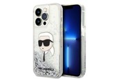 Mobil - Covers & Cases - Karl Lagerfeld KLHCP14LLNKHCH iPhone 14 Pro 6.1" silver/silver hardcase Glitter Karl Head - 3666339086862