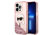 Mobil - Covers & Cases - Karl Lagerfeld Glitter Karl's Head case for iPhone 14 Pro Max - pink - 3666339086916