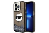 Mobil - Covers & Cases - Karl Lagerfeld KLHCP14LLNCHCK iPhone 14 Pro 6.1" black/black hardcase Glitter Choupette Head - 3666339087029