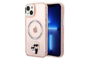 Mobil - Covers & Cases - Karl Lagerfeld KLHMP14MHNKCIP iPhone 14 Plus 6.7" hardcase pink/pink Iconic Karl&Choupette Magsafe - 3666339087579