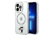Mobil - Covers & Cases - Karl Lagerfeld Iconic Karl&Choupette MagSafe case for iPhone 14 Pro - transparent - 3666339087623
