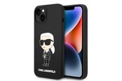 Mobil - Covers & Cases - Karl Lagerfeld KLHMP14MSNIKBCK iPhone 14 Plus 6.7" hardcase black/black Silicone Ikonik Magsafe - 3666339087692