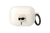 Mobil - Andet Tilbehør - Karl Lagerfeld KLAPHNIKTCT AirPods Pro cover transparent Karl`s Head - 3666339087999