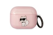 Mobil - Andet Tilbehør - Karl Lagerfeld KLA3HNCHTCP Airpods 3 cover pink/pink Ikonik Choupette - 3666339088095