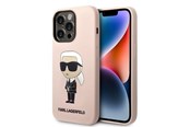 Mobil - Covers & Cases - Karl Lagerfeld Silicone Ikonik case for iPhone 14 Pro Max - pink - 3666339098643