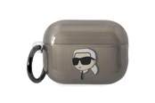 Mobil - Andet Tilbehør - Karl Lagerfeld KKLAP2HNIKTCK Airpods Pro 2 cover black/black Ikonik - 3666339099305