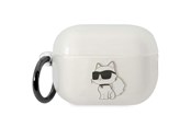 Mobil - Andet Tilbehør - Karl Lagerfeld KLAP2HNCHTCT Airpods Pro 2 cover transparent Ikonik Choupette - 3666339099312