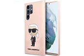 Mobil - Covers & Cases - Karl Lagerfeld KLHCS23LSNIKBCP Sam S23 S918 Ultra hardcase pink/pink Silicone Ikonik - 3666339117634