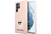 Mobil - Covers & Cases - Karl Lagerfeld KLHCS23LSNCHBCP S23 Ultra S918 hardcase pink/pink Silicone Choupette - 3666339117696