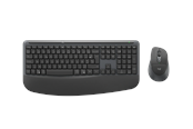 Tastatur - Logitech Signature Comfort Plus Combo MK880 for Business (Graphite) - Tastatur & Mus sæt - Fransk - Grå - 920-014048