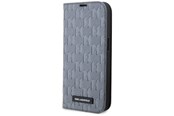Mobil - Covers & Cases - Karl Lagerfeld KLBKP14SSAKLHPG iPhone 14 6.1" bookcase silver/silver Saffiano Monogram - 3666339122980