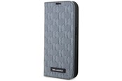 Mobil - Covers & Cases - Karl Lagerfeld KLBKP14LSAKLHPG iPhone 14 Pro 6.1" bookcase silver/silver Saffiano Monogram - 3666339123000