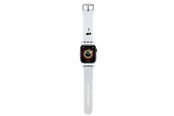 Smartwatch - Tilbehør - Karl Lagerfeld 3D Rubber Karl Head strap for Apple Watch 42/44/45/49mm - white - 3666339127404