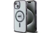 Mobil - Covers & Cases - Karl Lagerfeld KLHMP15MHKHNOTK iPhone 15 Plus 6.7" transparent hardcase IML Karl`s Head MagSafe - 3666339161927