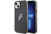 Mobil - Covers & Cases - Karl Lagerfeld Karl&Choupette Glitter MagSafe case for iPhone 15 - black - 3666339162634