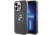 Mobil - Covers & Cases - Karl Lagerfeld Karl&Choupette Glitter MagSafe case for iPhone 15 Pro Max - black - 3666339162665