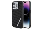 Mobil - Covers & Cases - Karl Lagerfeld 3D Rubber Multi Logo case for iPhone 15 Pro - black - 3666339164331