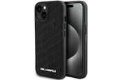 Mobil - Covers & Cases - Karl Lagerfeld Quilted K Pattern case for iPhone 15 - black - 3666339165031