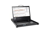KVM-switch - Tripp Lite Eaton  Series 8-Port Rack Console VGA KVM Switch w/ 19" LCD 1U TAA - B040-008-19