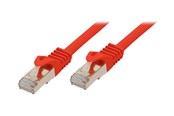 Netværkskabel - SCONN Shiverpeaks BASIC-S patch cable - 3 m - red - Rød - BS75513-R
