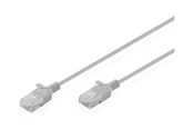Netværkskabel - DIGITUS patch cable - 30 cm - Grå - DK-1618-003S-10