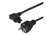 Strømkabel (intern) - Deltaco - power cable - power CEE 7/7 to IEC 60320 C5 - 3 m - DEL-120-3