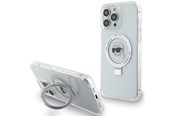 Mobil - Covers & Cases - Karl Lagerfeld KLHMP15XHMRSKHH iPhone 15 Pro Max 6.7" white/white hardcase Ring Stand Karl Head MagSafe - 3666339168544