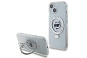 Mobil - Covers & Cases - Karl Lagerfeld KLHMP15MHMRSCHH iPhone 15 Plus 6.7" white/white hardcase Ring Stand Choupette Head MagSafe - 3666339168643