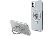 Mobil - Covers & Cases - Karl Lagerfeld KLHMN61HMRSKCH iPhone 11 / Xr 6.1" white/white hardcase Ring Stand Karl&Choupette MagSafe - 3666339168797