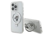 Mobil - Covers & Cases - Karl Lagerfeld KLHMP14LHMRSKCH iPhone 14 Pro 6.1" white/white hardcase Ring Stand Karl&Choupette MagSafe - 3666339168858