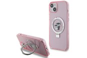 Mobil - Covers & Cases - Karl Lagerfeld Ring Stand Karl&Choupette MagSafe case for iPhone 15 Plus - pink - 3666339169008