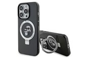 Mobil - Covers & Cases - Karl Lagerfeld KLHMP15XHMRSKCK iPhone 15 Pro Max 6.7" black/black hardcase Ring Stand Karl&Choupette MagSafe - 3666339169145