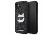 Mobil - Covers & Cases - Karl Lagerfeld KLHCN61G2CPK iPhone 11 / Xr 6.1" black/black hardcase Glitter Choupette Patch - 3666339170028