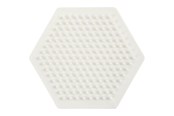 Kreativt Legetøj - Creativ Company NABBI BioBeads Base Plate Hexagon 8.5x8.5cm - 906784