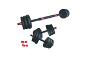 Sport & Fitness - ASG Vægtsæt 15 kg. Sort/Rød - ASG4467BLACKONE SIZE